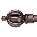 Cassidy West 66 to 108-inch Rustica Curtain Rod Set