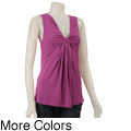 Ellavie Women's Sleeveless V-neck Top