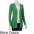 Shu Shu Women's Long-sleeve Knit Cardigan