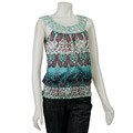 Grass Junior's Woven Trim Tank Top