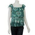 Grass Junior's Chiffon Tiered Blouse