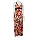 FINAL SALE Grass Collection Junior's Maxi Halter Dress