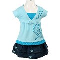 FINAL SALE Trendy Girl Girl's 'Hearts' 2-piece Top and Skirt Set