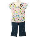Trendy Girl Toddler Girl's 2-piece Top and Capri Pant Set