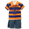 Tuff Gear Toddler Boy's 2-piece Polo Shirt and Shorts Set