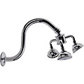 Aquadyne S-arm Chrome Triple-head Showerhead