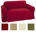 Brushed Twill Loveseat Slipcover