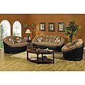 French Chenille 3-piece Sofa/ Loveseat/ Chair Set