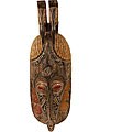 Oversize Double Bird Densu Mask (Ghana)