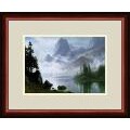Albert Bierstadt 'Out of the Mist' Framed Art Print