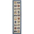 Hand-hooked 'Sailor' Wool Runner (2'6 x 10')