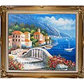 'Mountain Village' Canvas Oil Painting