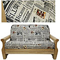 Ultra Suede Fashion News Full-size Futon Cover