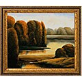 'Golden Pond' Canvas Oil Painting