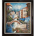 'The River Villa' Canvas Oil Painting