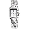Anne Klein Women's Square Silvertone Watch