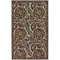 Hand-tufted Riyadh New Zealand Wool Runner (2'6 x 8') with Free Rug Pad