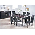 Vista Dark Walnut 7-piece Dining Room Set