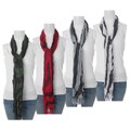 Adi Designs Women's Lightweight Stripe Print Scarf