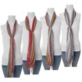 Adi Designs Women's Lightweight Striped Scarf