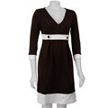 London Times Women's Retro Contrast Dress