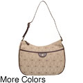 Etienne Aigner Women's Classic Logo Canvas Hobo