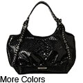 Jessica Simpson Glazed Anaconda 'Azza' Satchel