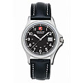 Swiss Military Conquest Men's Leather Strap Watch