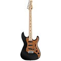 Luna Henna Paisley Series STE Black Electric Guitar