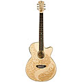 Luna Henna Paradise Spruce Acoustic/ Electric Guitar