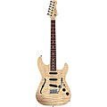 Luna Deco Semi-hollow Natural STE Electric Guitar