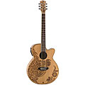 Luna Henna 'Oasis' Cedar Acoustic/ Electric Guitar