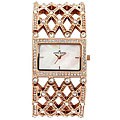 Anne Klein Women's Crystal Goldtone Bangle Watch
