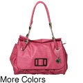 Rampage 'Jenny' Pearlized PVC Satchel