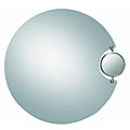 Frameless Wall Mirror with Magnifying Side Mirror