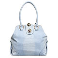 Bill Blass Thomas Embossed Croc Satchel