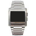 DKNY Men's Steel Angled Crystal Digital Watch