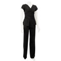 Glamour Women's Black 2-piece Pants Set