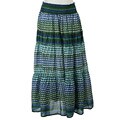 Angie Junior's Smocked Waist Boho-style Skirt