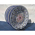 Set of 4 Tabarka Design 11-inch Dinner Plates (Tunisia)