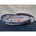 Set of 4 Tabarka Design 9-inch Small Oval Platters (Tunisia)