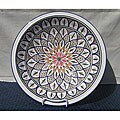 Tabarka Design Medium Serving Bowl (Tunisia)