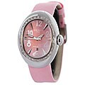Locman Italy Diamond Nuovo Women's Pink Satin Strap Watch