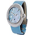 Locman Nuovo Women's Light Blue Satin Strap Watch