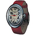 Locman Italy Diamond Nuovo Women's Red Lizard Strap Watch