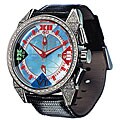 Locman Italy Cavallo Pazzo Women's Diamond Leather Strap Watch