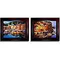 O'Toole 'Portofino Colors' and 'Mediterranean Port' Canvas Art