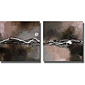 Maitland 'Syncopation I and II' 2-piece Canvas Art