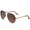 Design Studio Copper Women's Aviator Sunglasses