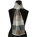 Alpaca Wool 'Winter Patchwork' Scarf (Peru)